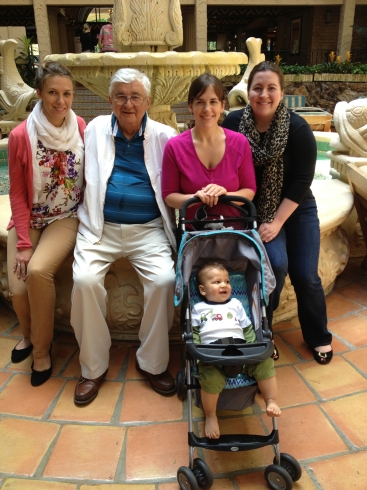 grandpa with grandchildren