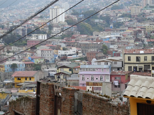 Ausblick auf Valparaíso